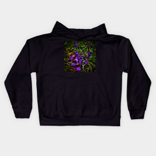 Crocus Flowers Kids Hoodie